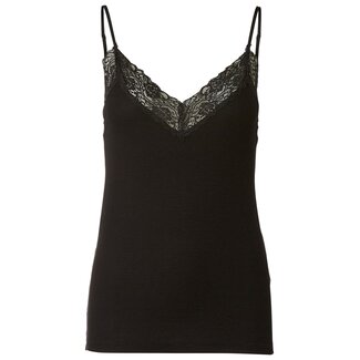 Selected Femme SLFMANDY RIB LACE SINGLET