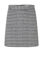 Modstrom Badia Skirt Black White Check