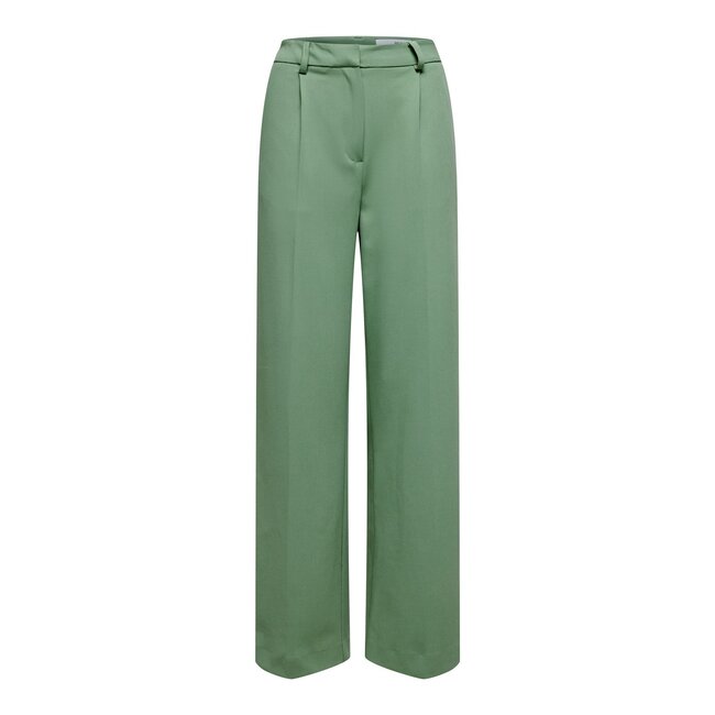 Selected Femme SLFMYNA HW WIDE PANT LODEN FROST