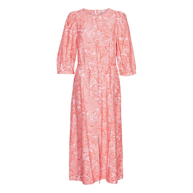 Moss Copenhagen Divina Ladonna 3/4 Dress Rose Flower