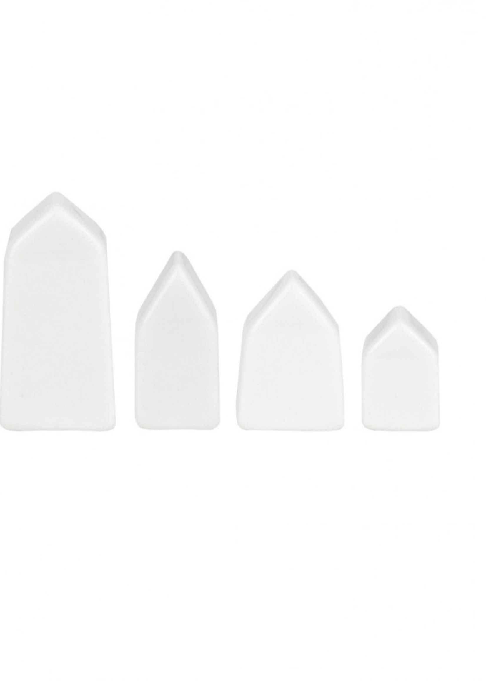 Rader Tiny houses Set of 4pcs.white