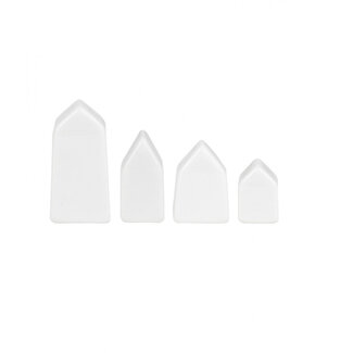 Tiny houses Set of 4pcs.white