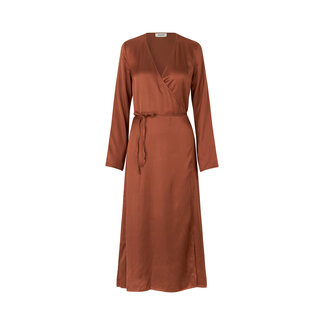 Modstrom Flore wrap Dress Maple