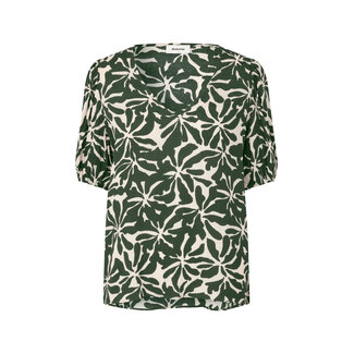 Modstrom Fern Print Top Ocean Fleur