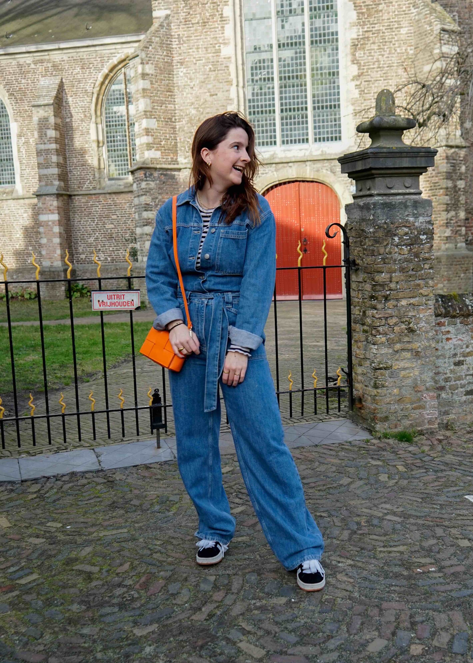 Amanda Uprichard X Revolve Isadore Denim Jumpsuit in Indigo | REVOLVE