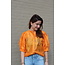 Copenhagen Muze Baloon Blouse Flame Orange