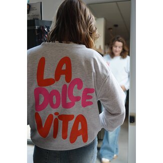 Looyz the Label Sweater La Dolce Vita Grey