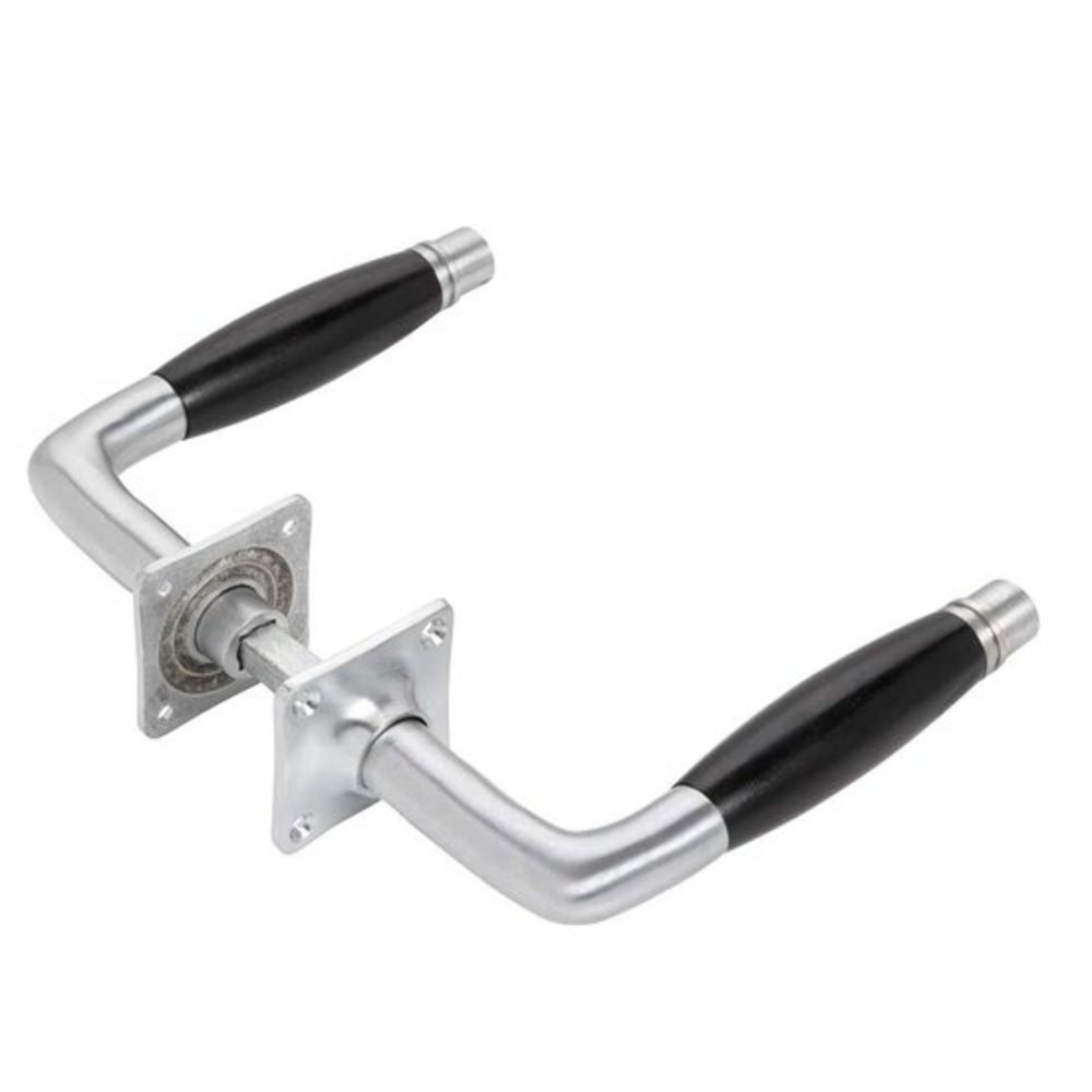 De Oude Deurklink Deco mat nikkel vierkante rozet De Oude Deurklink Deco mat nikkel vierkante rozet