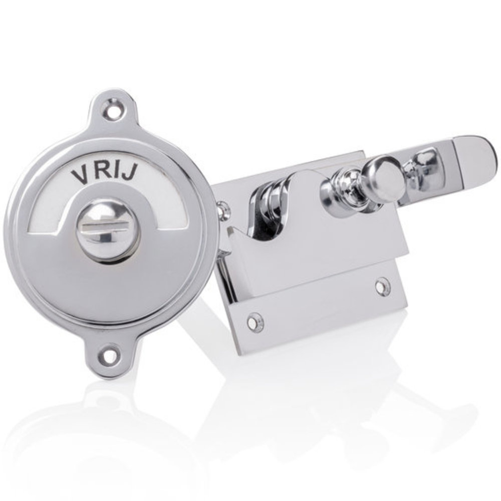 De Oude Deurklink WC Slot - Hendel vrij-bezet nikkel | De Oude Deurklink jaren 30 toiletsluiting De Oude Deurklink WC Slot - Hendel vrij-bezet nikkel | De Oude Deurklink jaren 30 toiletsluiting