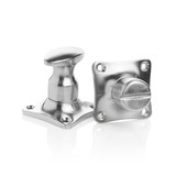 De Oude Deurklink WC Slot Draaiknop mat nikkel