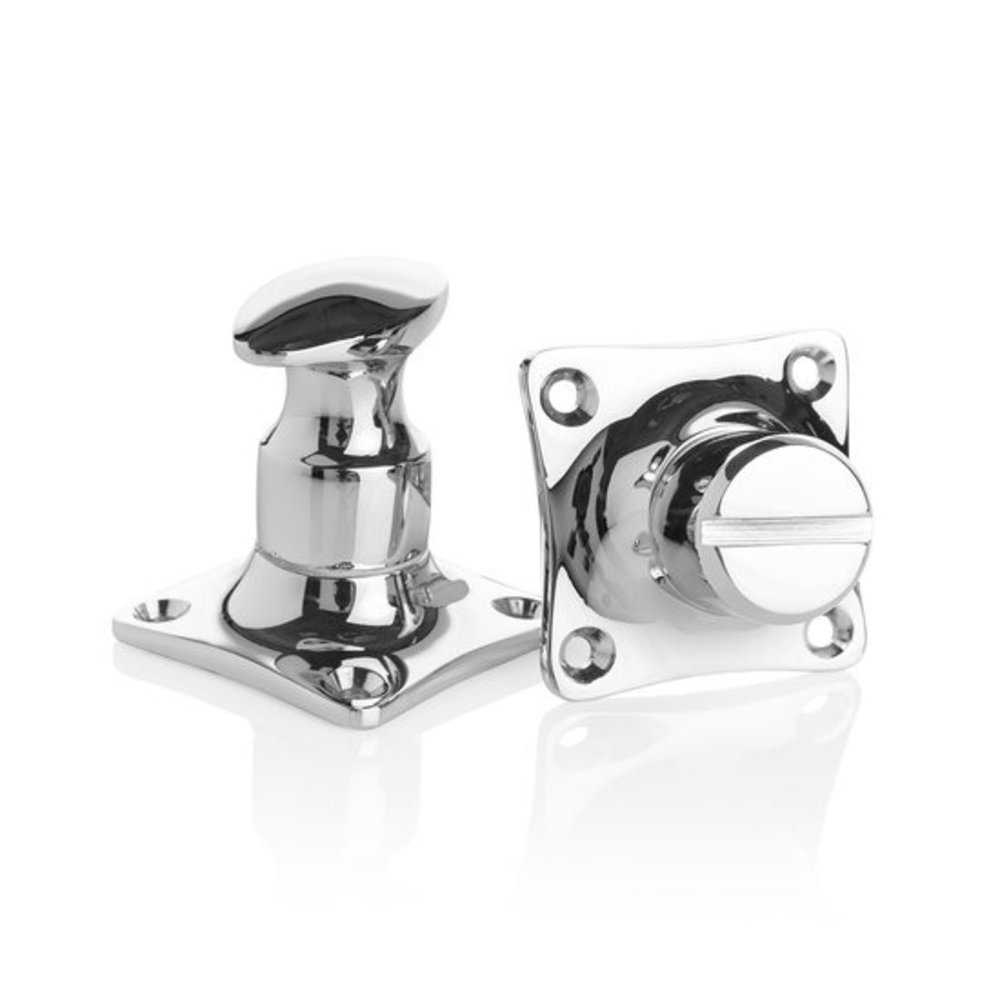 De Oude Deurklink WC Slot Draaiknop glanzend nikkel | De Oude Deurklink jaren 30 toiletsluiting De Oude Deurklink WC Slot Draaiknop glanzend nikkel | De Oude Deurklink jaren 30 toiletsluiting
