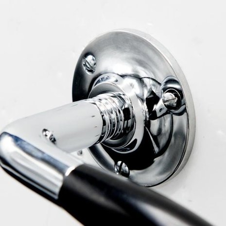 De Oude Deurklink Rozet - Rond glanzend nikkel De Oude Deurklink Rozet - Rond glanzend nikkel