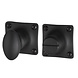 De Oude Deurklink WC Slot Draaiknop mat zwart De Oude Deurklink WC Slot Draaiknop mat zwart