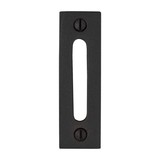 De Oude Deurklink Kozijnplaatje - mat zwart