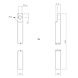 Intersteel Intersteel Kruk-espagnolet Ton 400 nikkel met ebbenhout - stangenset 2x1250mm, links | De Oude Deurklink Intersteel Intersteel Kruk-espagnolet Ton 400 nikkel met ebbenhout - stangenset 2x1250mm, links | De Oude Deurklink