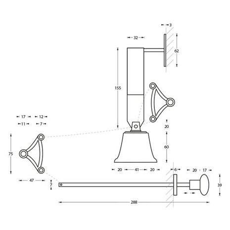 Intersteel Trekbel mat zwart