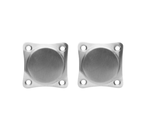 De Oude Deurklink Blindrozet vierkant - mat nikkel De Oude Deurklink Blindrozet vierkant - mat nikkel