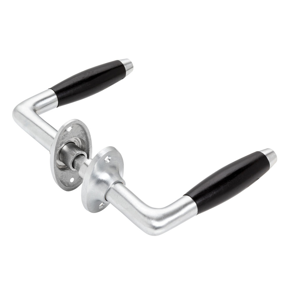 De Oude Deurklink Klassiek met ovaal rozet in mat nikkel