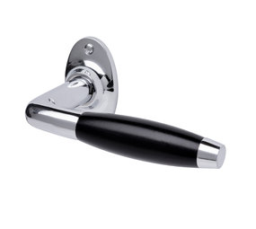 De Oude Deurklink Deurklink - Klassiek nikkel, ovaal rozet De Oude Deurklink Deurklink - Klassiek nikkel, ovaal rozet