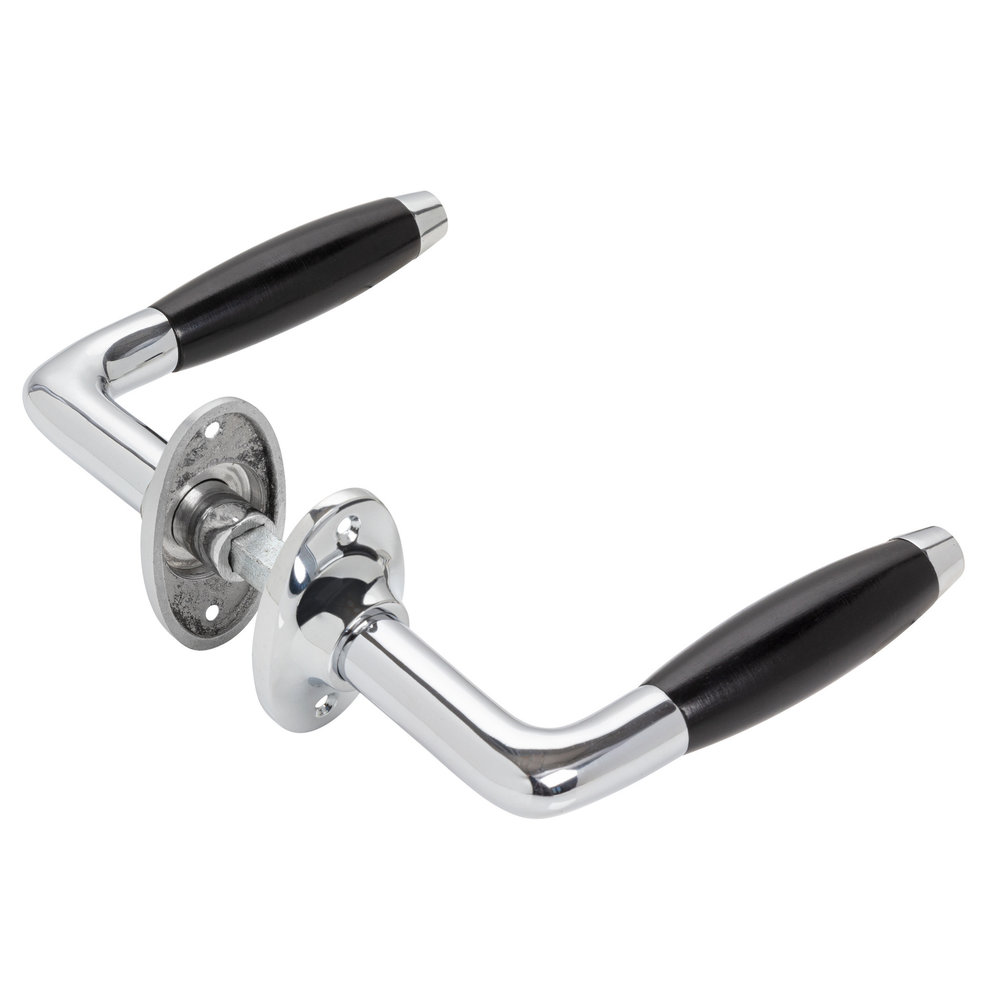 De Oude Deurklink Klassiek nikkel, ovaal rozet De Oude Deurklink Klassiek nikkel, ovaal rozet