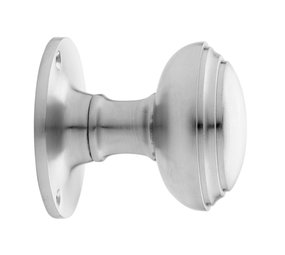 De Oude Deurklink Draaibare deurknop 55mm mat nikkel De Oude Deurklink Draaibare deurknop 55mm mat nikkel