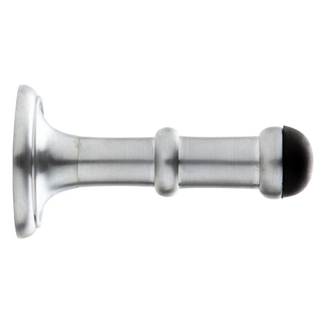 De Oude Deurklink Klassieke deurstopper in mat nikkel De Oude Deurklink Klassieke deurstopper in mat nikkel