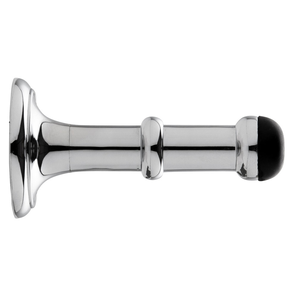 De Oude Deurklink Klassieke deurstopper in glanzend nikkel