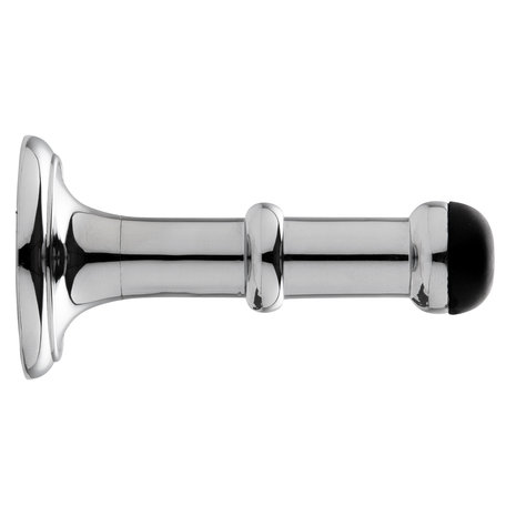 De Oude Deurklink Klassieke deurstopper in glanzend nikkel