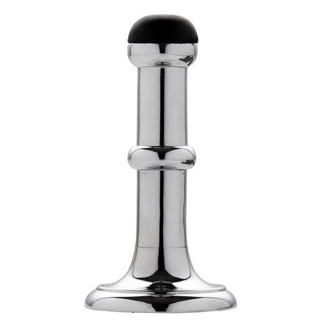 De Oude Deurklink Klassieke deurstopper in glanzend nikkel