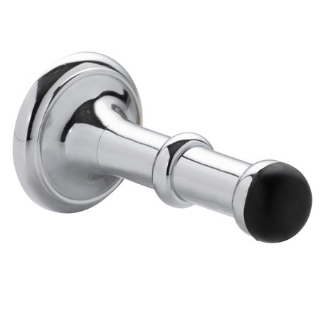 De Oude Deurklink Klassieke deurstopper in glanzend nikkel