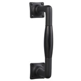De Oude Deurklink Handgreep groot - mat zwart