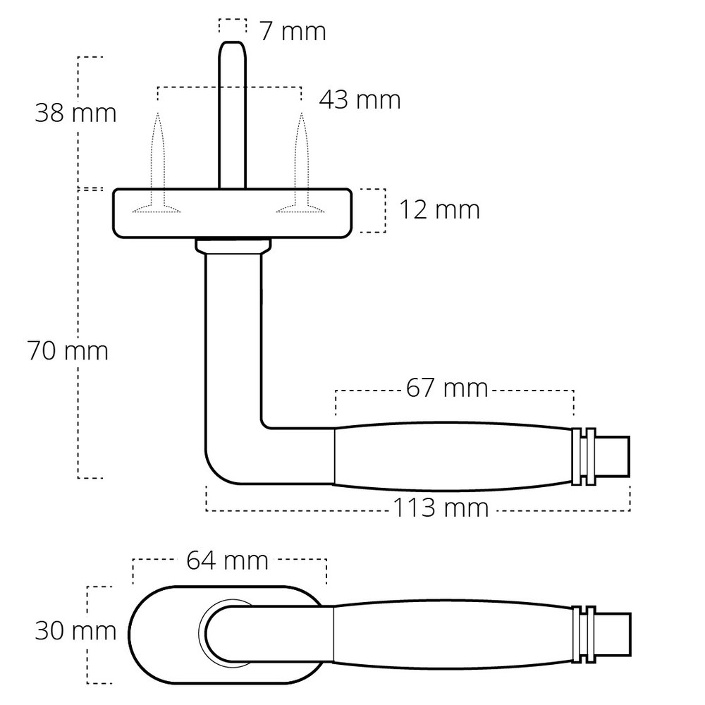 De Oude Deurklink Raamsluiting Deco - Draai kiep in mat zwarte poedercoating | De Oude Deurklink jaren 30 raambeslag