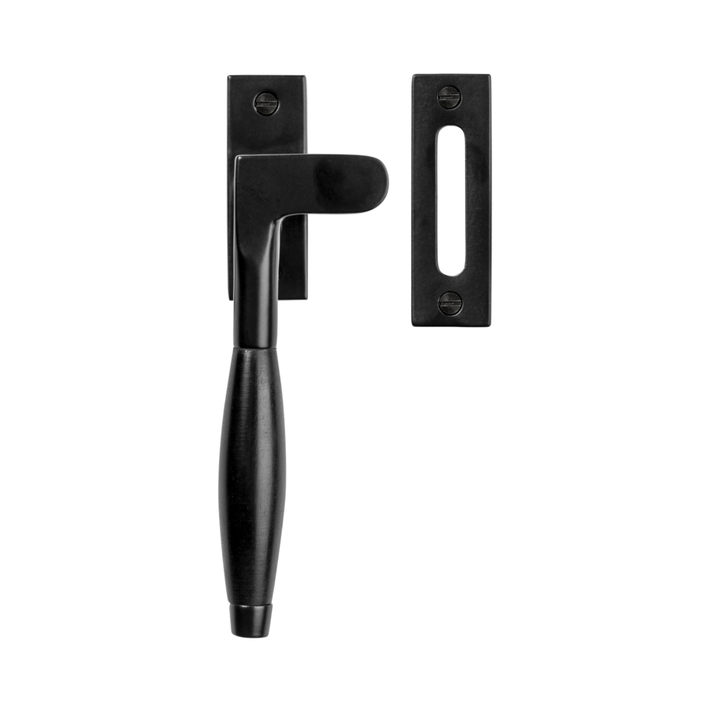 De Oude Deurklink Raamsluiting Klassiek ventilatiestand mat zwart links De Oude Deurklink Raamsluiting Klassiek ventilatiestand mat zwart links