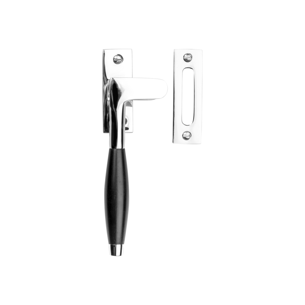 De Oude Deurklink Raamsluiting Klassiek ventilatiestand nikkel links