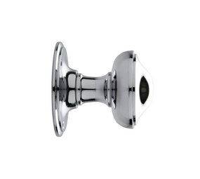 De Oude Deurklink Draaibare deurknop 80mm glanzend nikkel