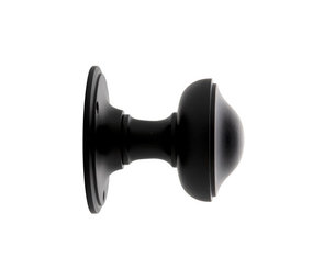 De Oude Deurklink Draaibare deurknop 80mm mat zwart