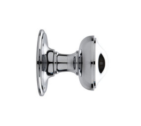 De Oude Deurklink Vaste deurknop 80mm glanzend nikkel