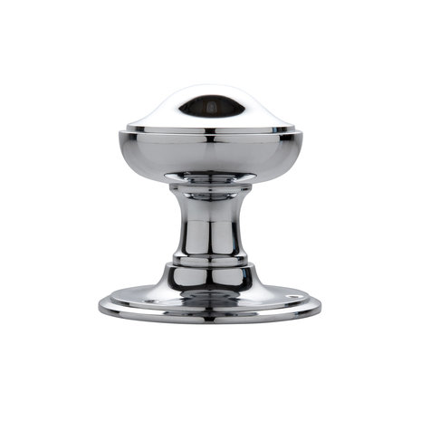 De Oude Deurklink Voordeurknop 80mm - Rond nikkel | De Oude Deurklink jaren 30 voordeurbeslag