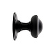 De Oude Deurklink Voordeurknop 80mm - Rond zwart De Oude Deurklink Voordeurknop 80mm - Rond zwart
