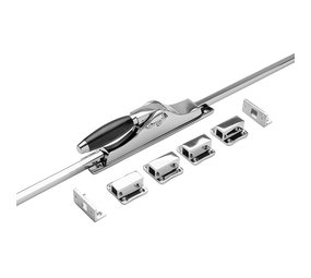 De Oude Deurklink Deur espagnolet Klassiek glanzend nikkel