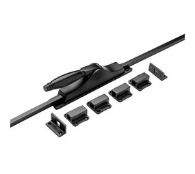 De Oude Deurklink Raam espagnolet Deco mat zwart