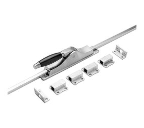 De Oude Deurklink Deur espagnolet Deco mat nikkel