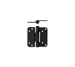 Intersteel Glijlagerscharnier 89 x 89 x 3 mm DIN links zwart Intersteel Glijlagerscharnier 89 x 89 x 3 mm DIN links zwart