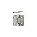 Intersteel Glijlagerscharnier geborsteld RVS 89 x 89 x 3 mm DIN rechts/links Intersteel Glijlagerscharnier geborsteld RVS 89 x 89 x 3 mm DIN rechts/links