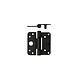 Intersteel Glijlagerscharnier SKG3 zwart 89 x 89 x 3 mm DIN links Intersteel Glijlagerscharnier SKG3 zwart 89 x 89 x 3 mm DIN links