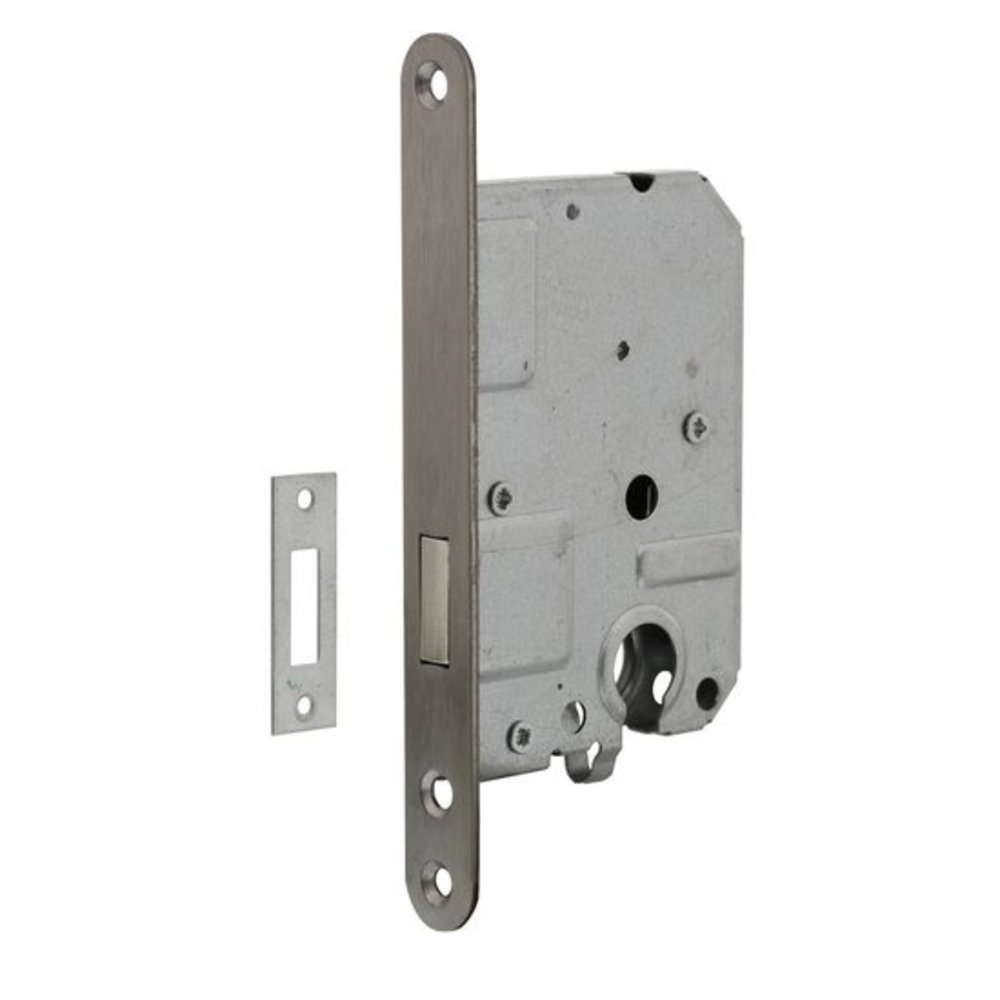 Intersteel Woningbouw cilinder kastslot geborsteld RVS 55 mm | De Oude Deurklink jaren 30 deurbeslag