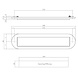 Intersteel Intersteel Brievenbus voordeur ovaal met klep en regenrand mat zwart | De Oude Deurklink Intersteel Intersteel Brievenbus voordeur ovaal met klep en regenrand mat zwart | De Oude Deurklink