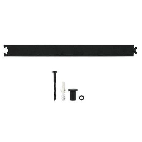 Intersteel Intersteel Tussenrail schuifdeursysteem mat zwart 45cm | De Oude Deurklink Intersteel Intersteel Tussenrail schuifdeursysteem mat zwart 45cm | De Oude Deurklink