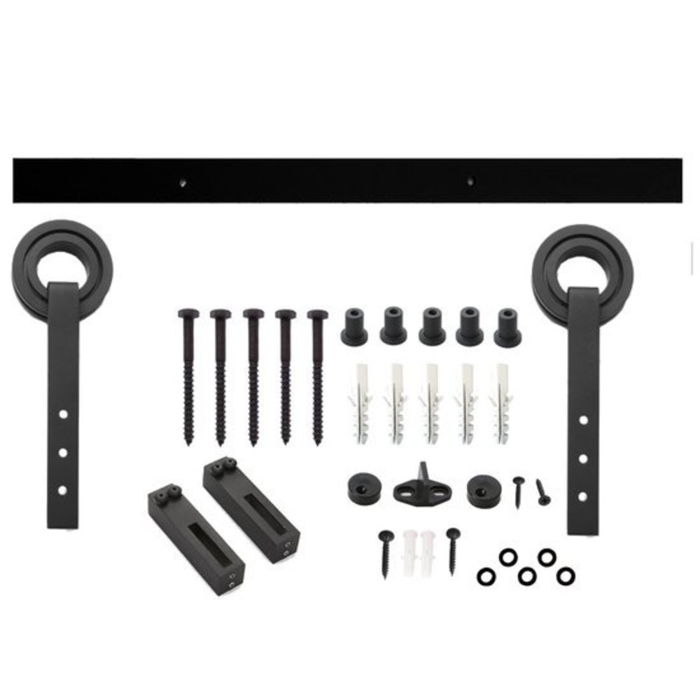 Intersteel Intersteel Schuifdeursysteem Modern mat zwart - compleet railsysteem | De Oude Deurklink