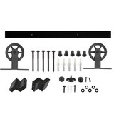 Intersteel Schuifdeursysteem Wheel Top mat zwart